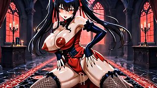 Gothic Busty Virgin Seductress Hentai Runway  Massive Tits Ass Naked Toy Play Squirting Ahegao