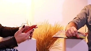 To Get a Place in School for Her Son, Mom Sits Hot on the Director's Cock