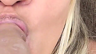 Sucking My Silicone Cock