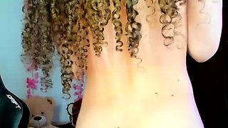 Big Tits Tranny Jerking her Big Hard Cock