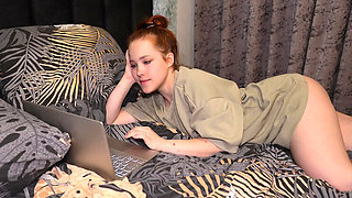 Bathroom Anal Sex with Flexible Redhead Teen Nicole Murkovski