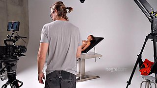 Anna Ralphs Double Penetration Beach Cumshot Blowjob