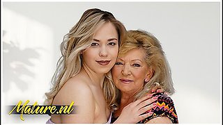 Hot Granny Gets Her Hairy Pussy Eaten By Young Babe Selvaggia With Selvaggia Babe