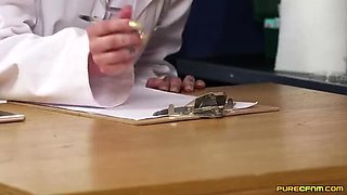 Misha Mayfair Hospital Handjob - Teen Doctor Cumshot Parade on Naked Guys