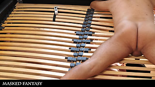 The Crazy Professor - a Sucking Doll Under His Bed Sucks His Cock Till the Cum Drips Over Her Lips