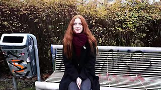 GERMAN SCOUT - Real Redhead Ginger Teen Alice