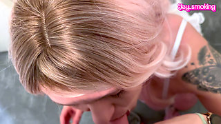 Smoking Blowjob with Brown Lip Gloss ( Follower Wish )