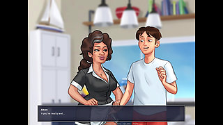 He Fuck His Horny Maid,  Sex With Maid All Gallery (18+) - Summertime Saga Gameplay