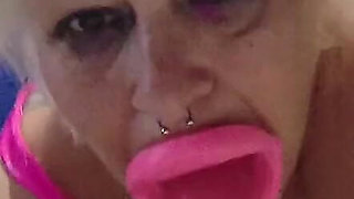 It's a Mouthful Threesome with Cum in Her Mouth and Ass Shes Big Mouth Yrash