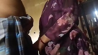 Indian village couple fucking in the kitchen