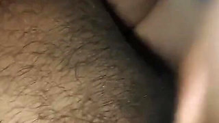 Indian Sexy Wife Wearing Black Bra and Cum in Mouth