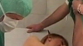 Mature MILF Eagerly Sucks Cock on Gyno Chair