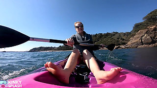 Bare Feet JOI Kayak Tease - Risky Outdoor Soles in Public Bare Feet JOI Kayak Tease - Risky Outdoor Soles in Public