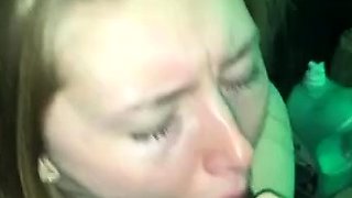 Amateur blonde teen sucks dick in hot pov blowjob sex tape