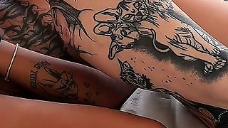 Wild Tattoo 3/3 - the Tattoo Artist Is with an Apprentice; Everything Ends in an Anal Quartet Without Any Tattoo