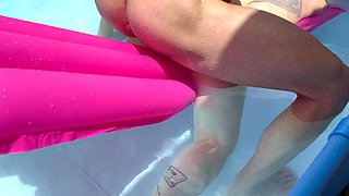 Ayraykeko Gaping Poolside Anal