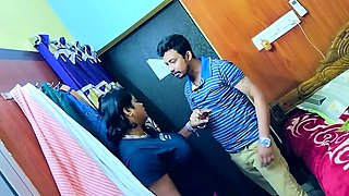 Homeowner leaving the room rent for a desi sexy girl and hardcore fucking him with her