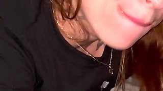POV: Redhead Talks Bitch, Cums in the Blowjob and Drinks Milk in Her Mouth