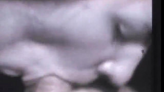 Vintage licking hairy pussy fucking