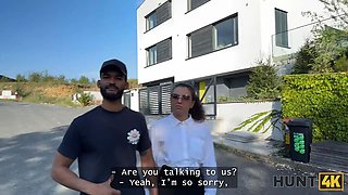 Hunt4k. delicious una fairy is not too innocent and showed her knockers and cunny in public