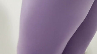 Pissing My Self in Purple Leggings