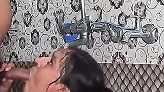 Cum Swallowing Fuck in Bathroom Hardcore Sex