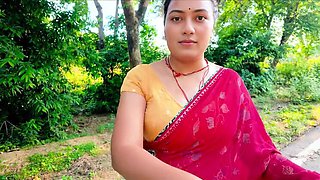 Hotty_ragini's Horny Desi Bhabhi Gets Creampie Fuck in Jungle After Lift – Hindi Sex Video
