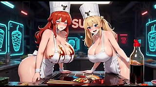 Funny Cook Video, Ai Animation