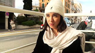 Brunette babe in hardcore pussy and anal banging