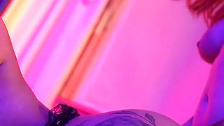 Strapon Lesbian: I Fuck Her in Front of Her Guy