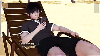 Unexperienced, big boobs, game walkthrough