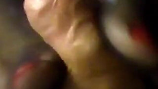 Footjob Gloryhole