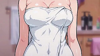 Alone with My Stepsister Taboo Hentai Game Ep.3 Kissing Step Stepsister First Time and Caught Masturbating in the Shower!