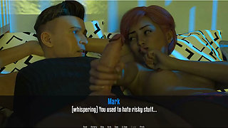 Anita's Internship - Gameplay - Roleplay - Stepmom Blowjob Near Petite Teen Masturbating