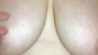 Great Big Boobs On Masturbating Redhead