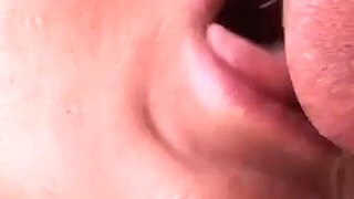 Busty brunette Cece sucks and fucks big cock