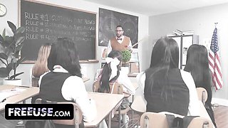 Bouncy Lily Jordan and Skyla Sun's free use trailer