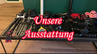 Hot Fetish Session with Dominant Babes and Submissive Stud