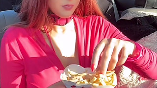 Watch Me Eating My Favorite Fast Food in the Car