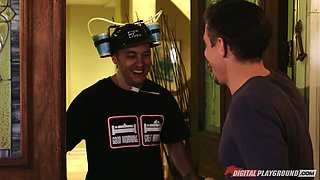 Threesome hot sex with Cherie Deville