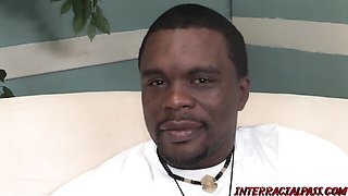 Witching Richard Mann's big black cock scene