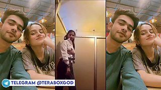 [censored] Records Naughty College Couple Making Out in Bathroom