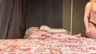 A Good Teen Makes the Bed and Starts Masturbating in the Process