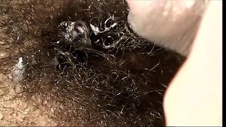 Curvy MILF with a hairy cave opens her legs wide for a big dong
