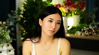 Softcore solo with cute asian chick Akane Ozora