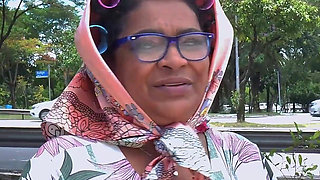 Extreme Fat Belly Mature Ass Fucked While Driving