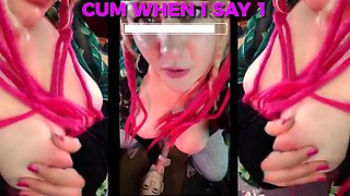 The She-male Has a Massive Delicious Manstick and You Are Going to Fellate It Includes Mesmerizing CEI Completing