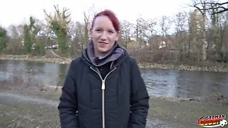 German Scout First Time Casting: Freckled Ginger Ella Rose Gets Fucked Hard in 4K