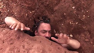 Egon Kowalski - Buried Beauty In The Sand: Wild Outdoor Fetish Sex