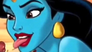 Genie Girl Jerk off Dick to Adaddin. Fairy Tale Story